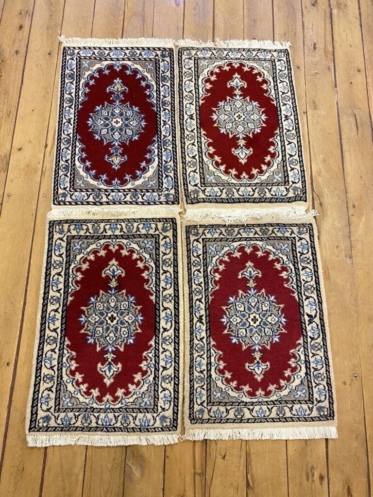 Persian Rug Nain 60 x 40 cm Wool Hand-knotted