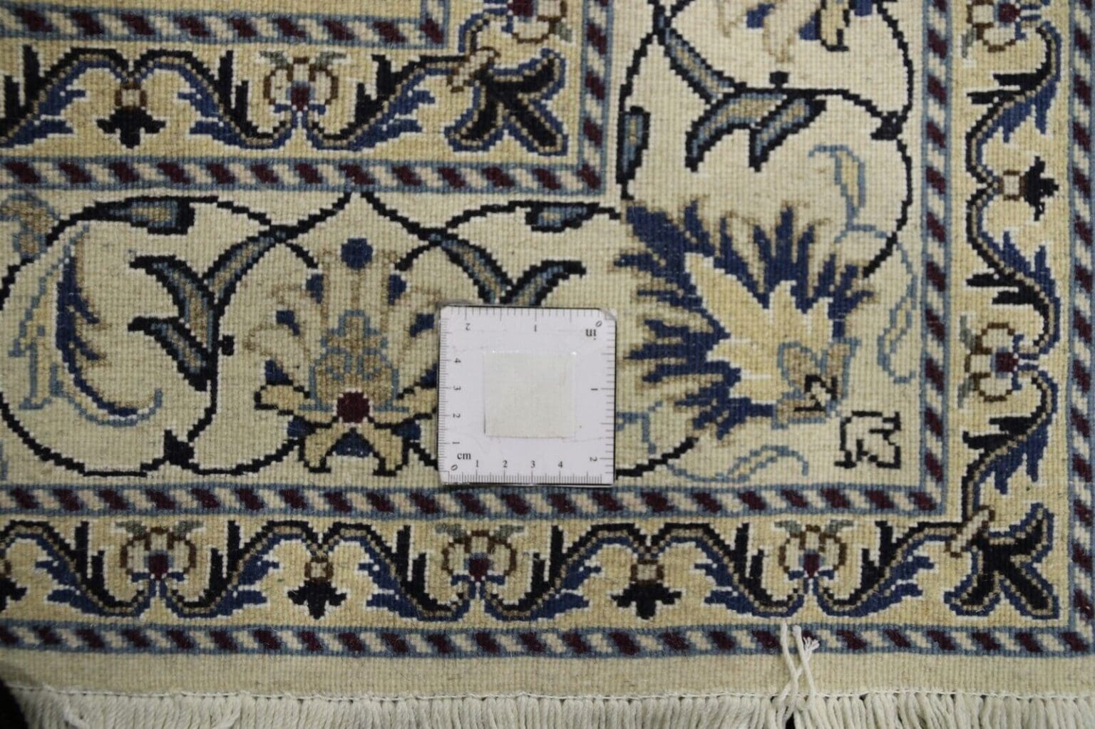 Persian Rug Nain 190 x 154 cm Wool Hand-knotted