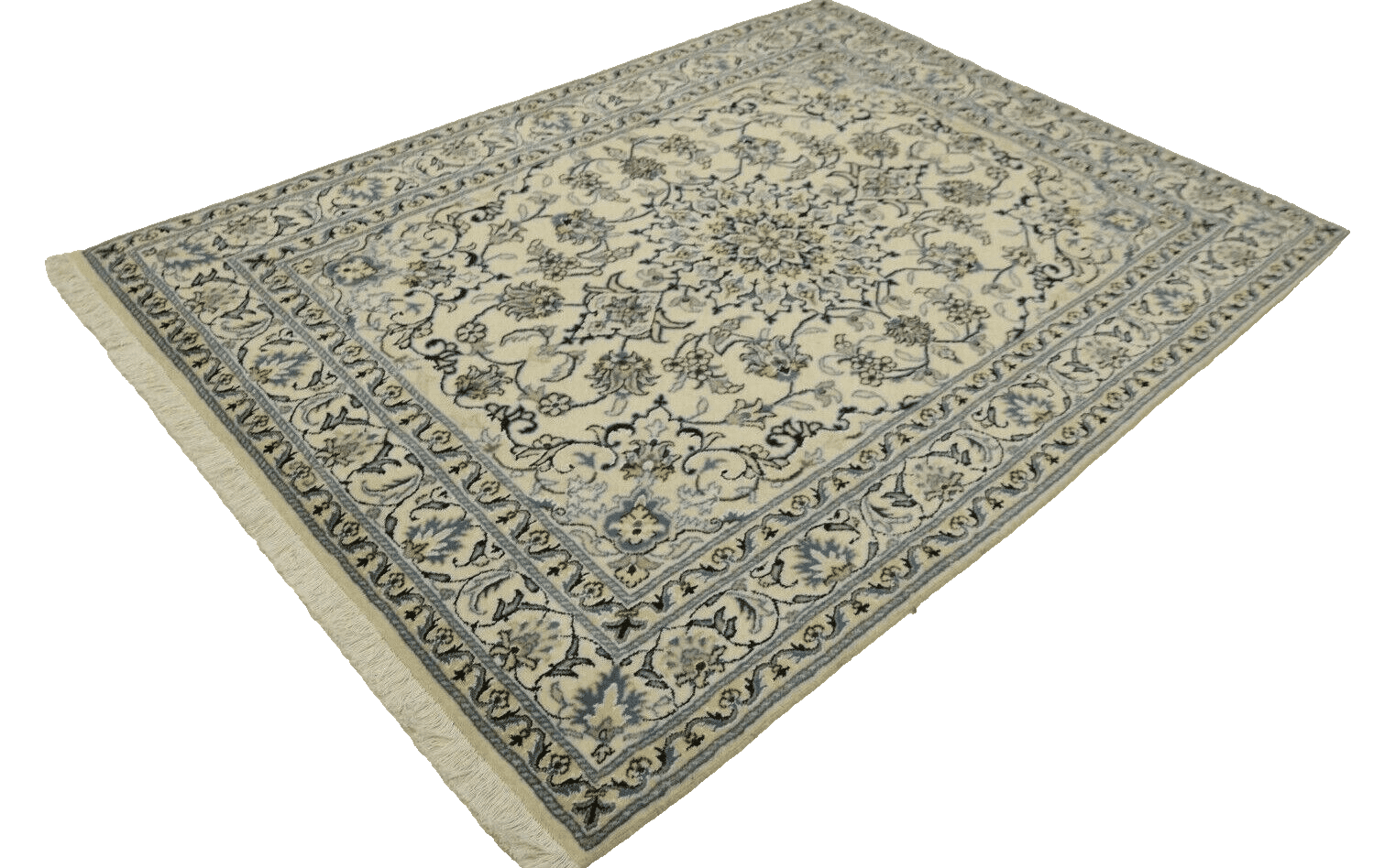 Persian Rug Nain 200 x 145 cm Wool Hand-knotted