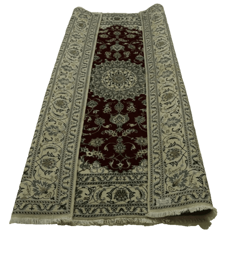 wunderschoner-perserteppich-nain-mit-seide-293-x-198-cm-ca-300000-6 Persian Rug Nain 293 x 198 cm Wool Hand-knotted