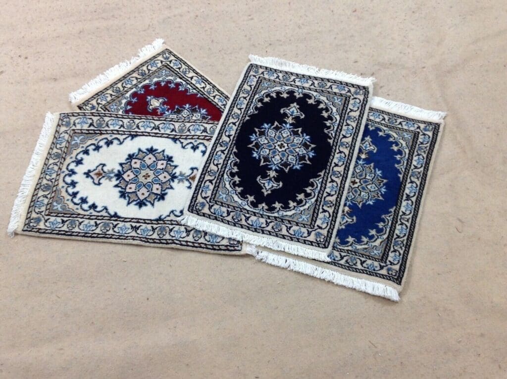 Persian Rug Nain 60 x 40 cm Wool Hand-knotted