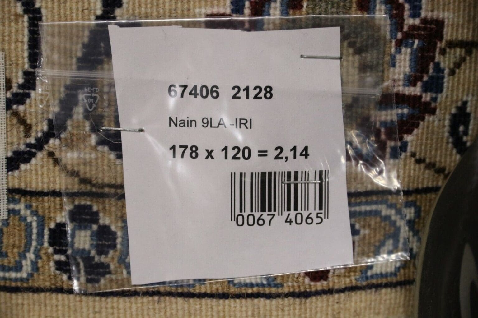Persian Rug Nain 178 x 120 cm Wool Hand-knotted