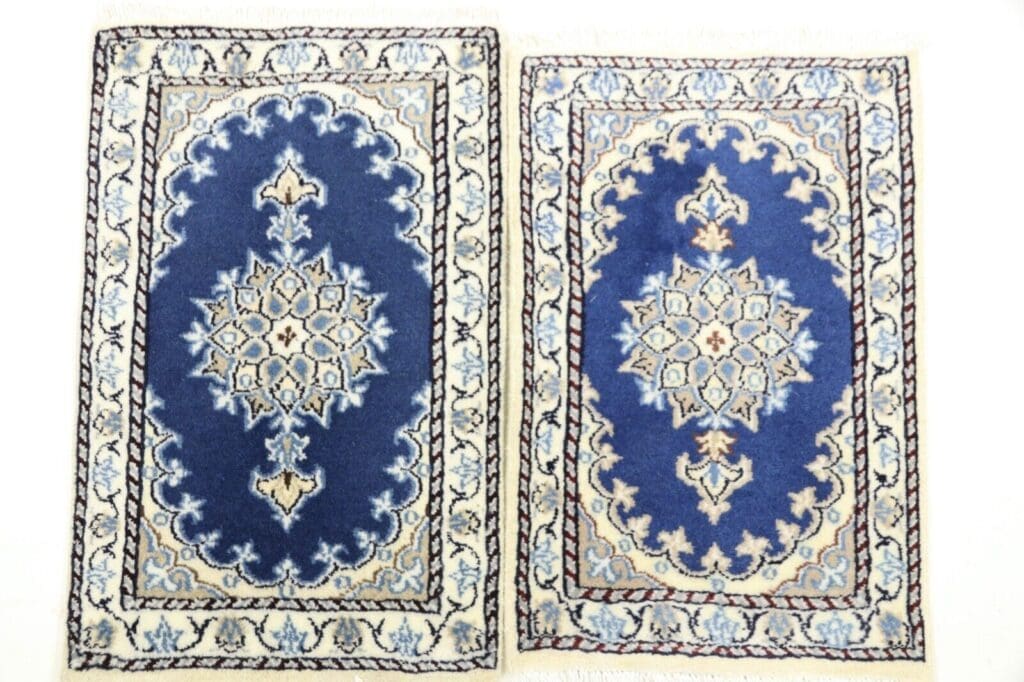 Persian Rug Nain 60 x 40 cm Wool Hand-knotted