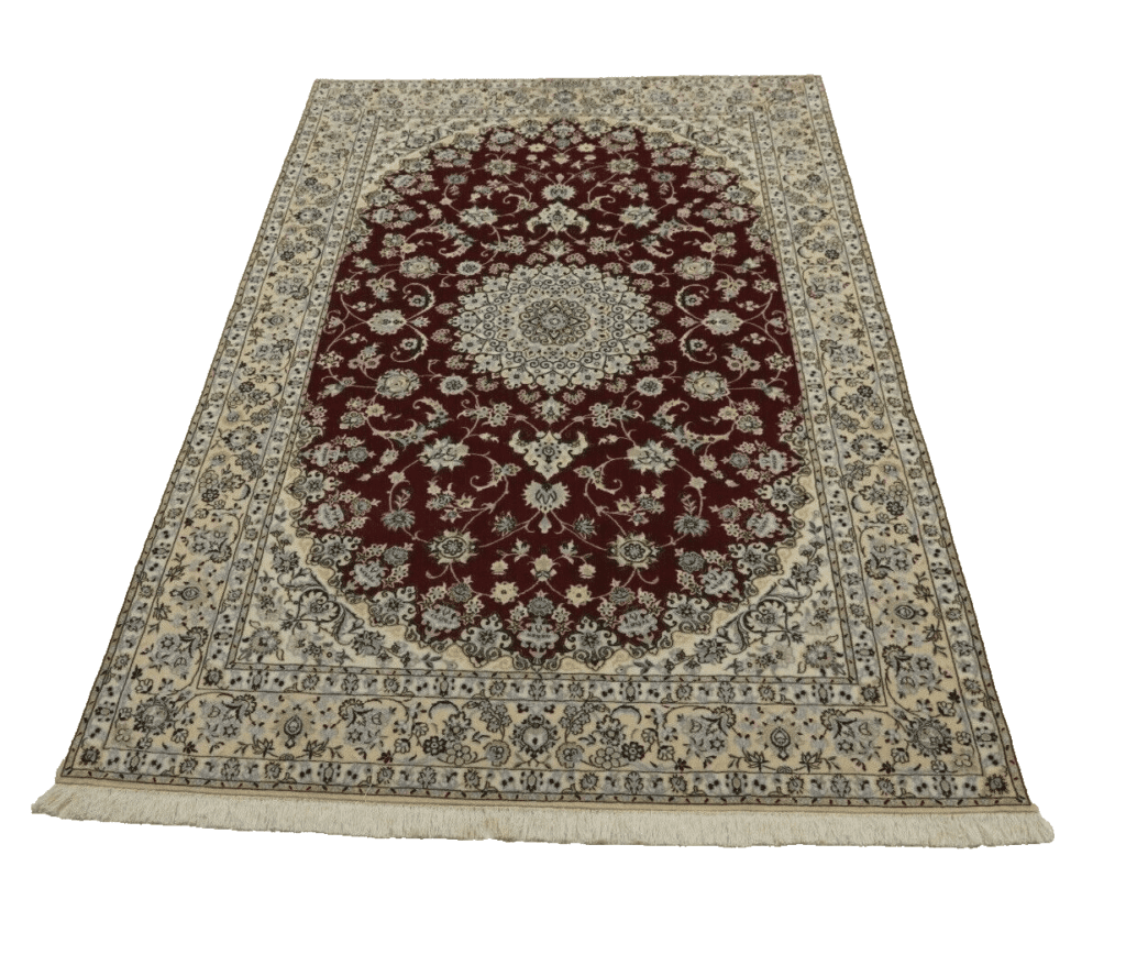 Persian Rug Nain 241 x 156 cm Wool Hand-knotted