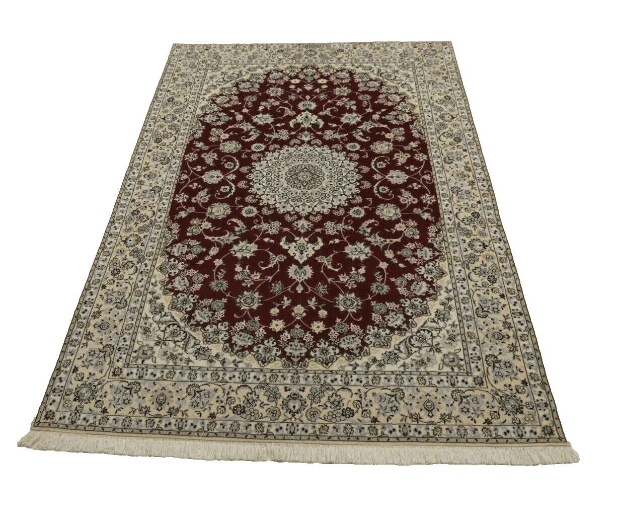 Persian Rug Nain 241 x 156 cm Wool Hand-knotted