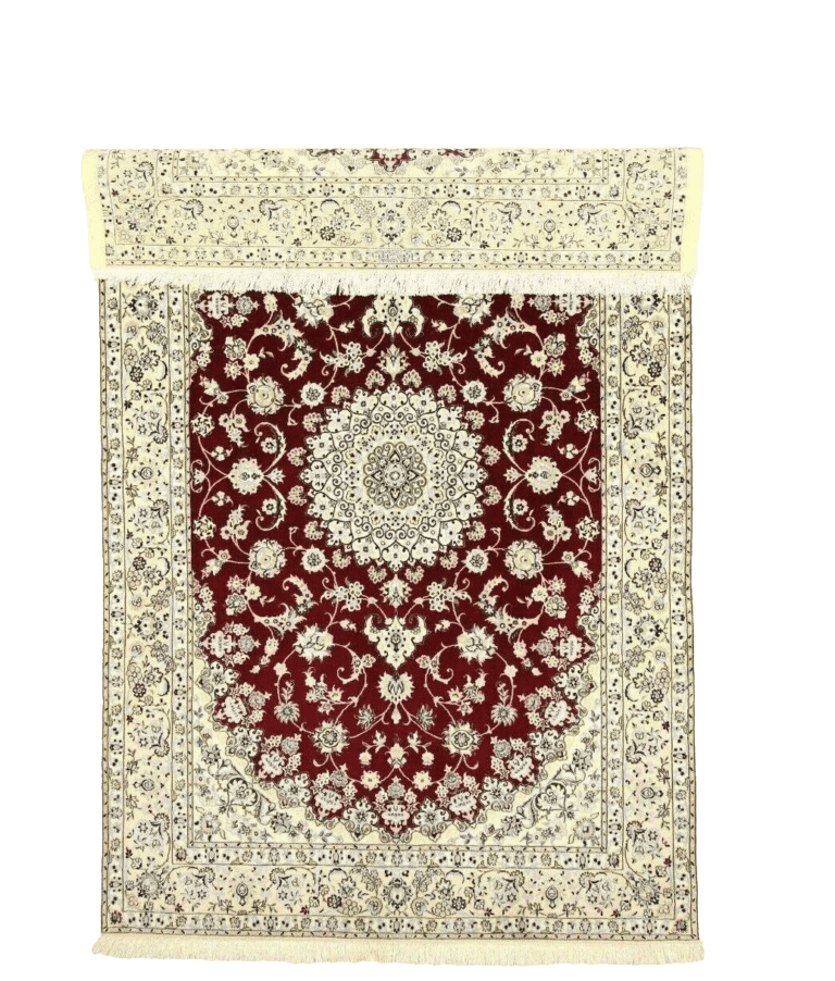 Persian Rug Nain 241 x 156 cm Wool Hand-knotted