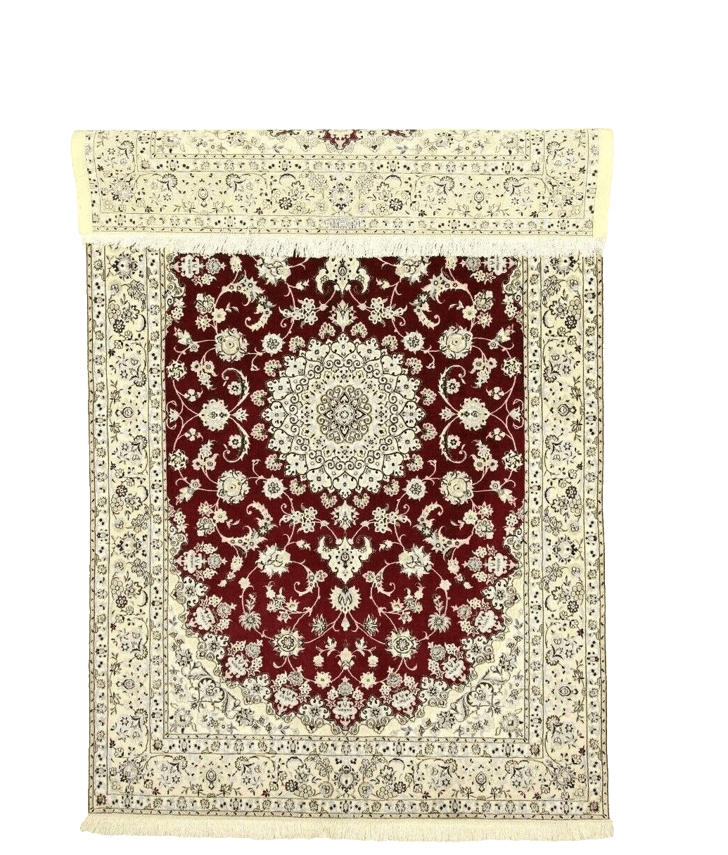 Persian Rug Nain 241 x 156 cm Wool Hand-knotted