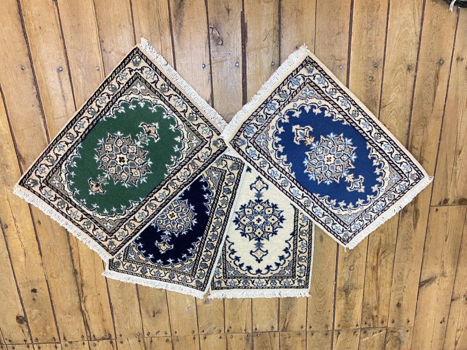 Persian Rug Nain 60 x 40 cm Wool Hand-knotted