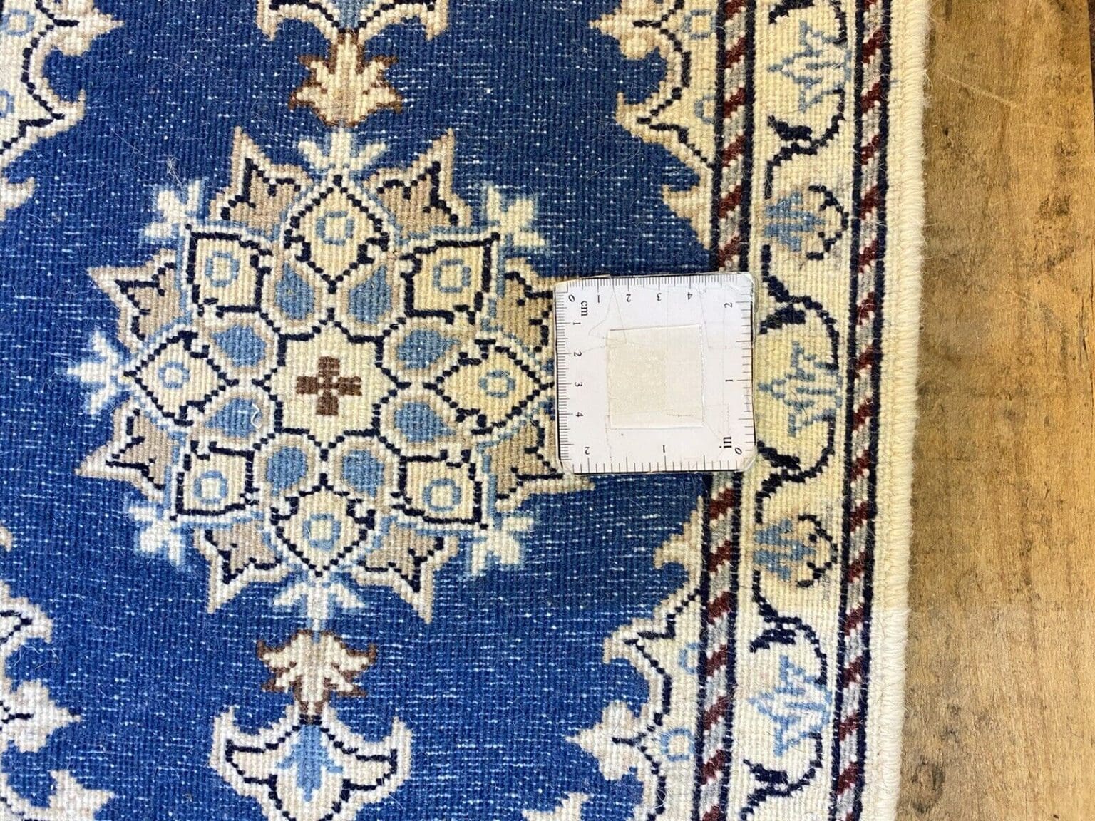 Persian Rug Nain 60 x 40 cm Wool Hand-knotted