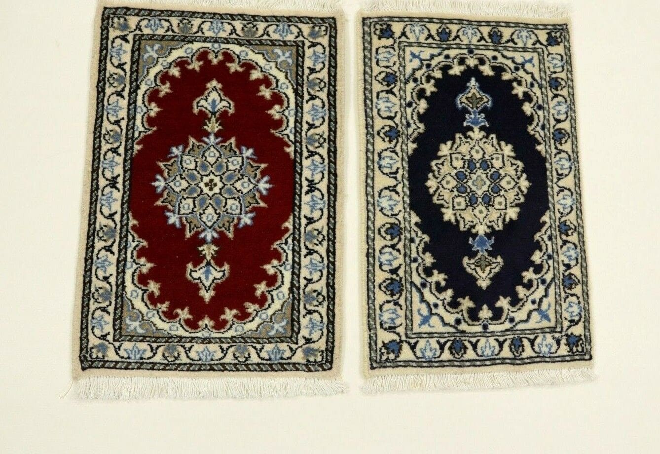 Persian Rug Nain 60 x 40 cm Wool Hand-knotted