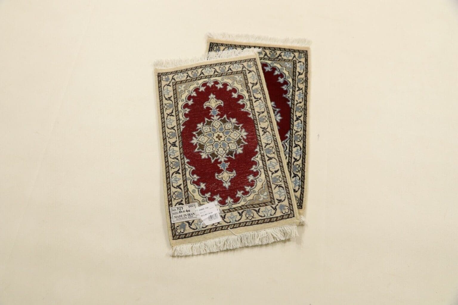 Persian Rug Nain 60 x 40 cm Silk Hand-knotted (Sold)