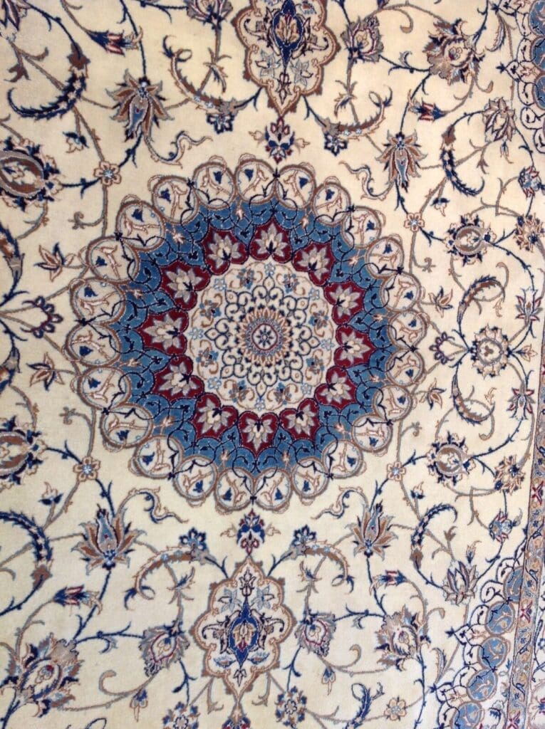wunderschoner-perserteppich-nain-315-x-205-cm-400000-knoten-m-neu-1-1 Persian Rug Nain 315 x 205 cm Wool Hand-knotted