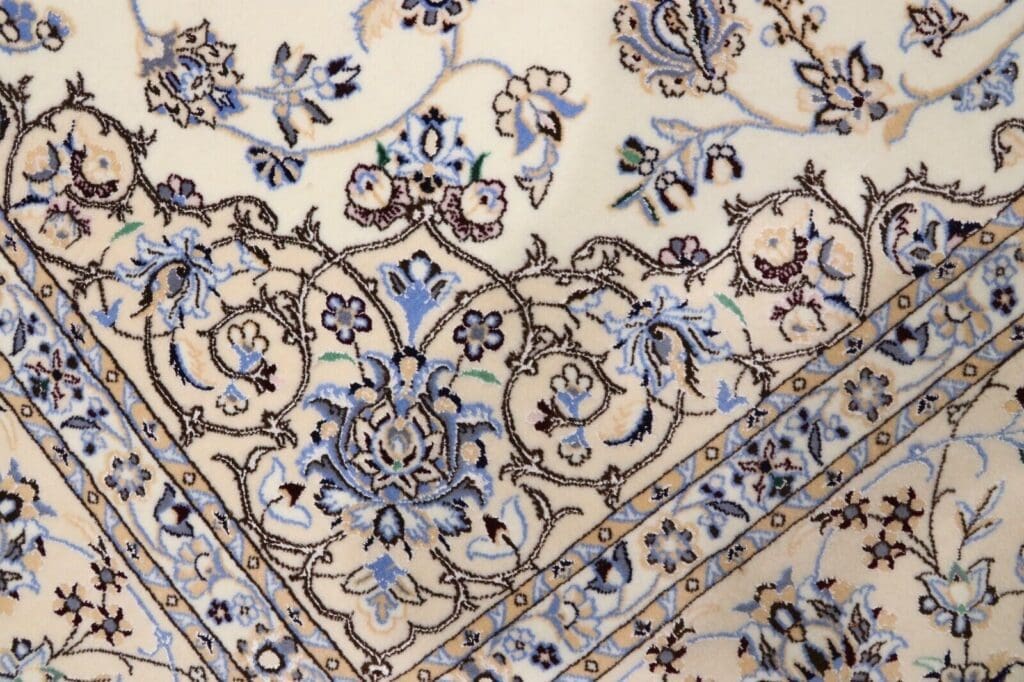 Persian Rug Nain 204 x 206 cm Cork wool Hand-knotted