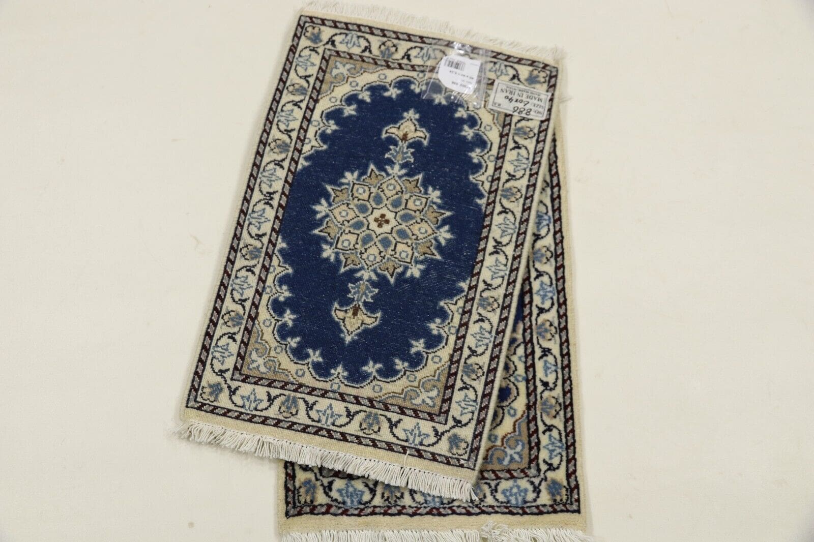 Persian Rug Nain 60 x 40 cm Wool Hand-knotted (Sold)
