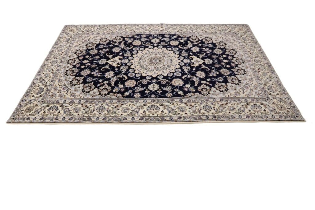 Persian Rug Nain 254 x 168 cm Cork Wool Hand-knotted