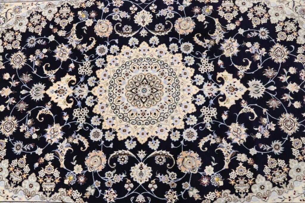 Persian Rug Nain 254 x 168 cm Cork Wool Hand-knotted