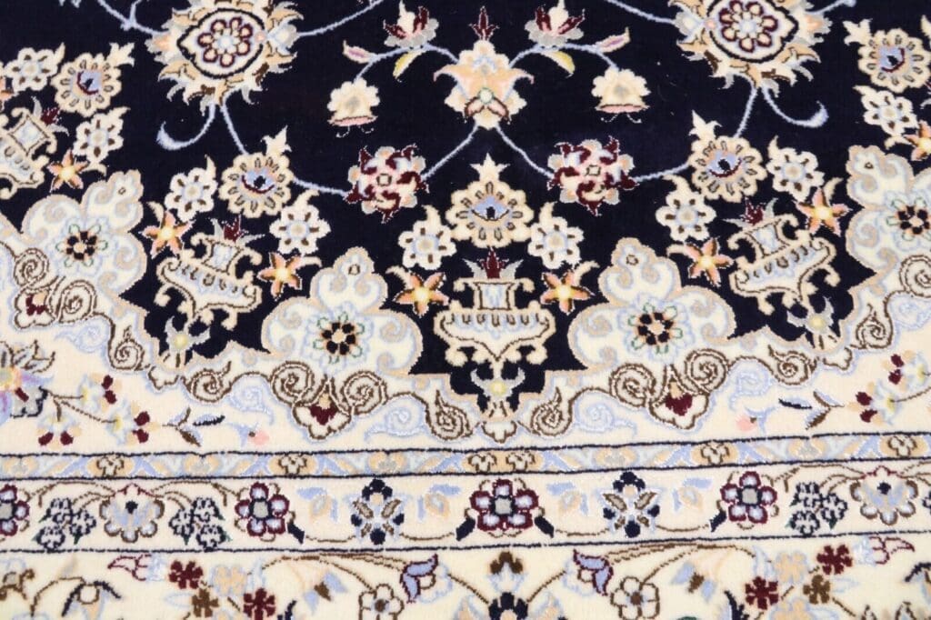 Persian Rug Nain 254 x 168 cm Cork Wool Hand-knotted