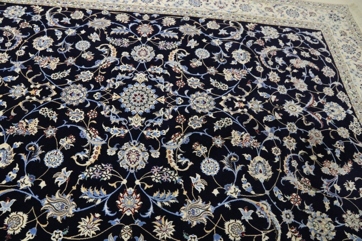 Persian Rug Nain 300 x 200 cm Cork Wool Hand-knotted