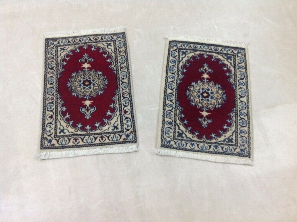 Persian Rug Nain 60 x 40 cm Wool Hand-knotted