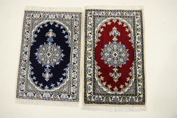 Persian Rug Nain 60 x 40 cm Wool Hand-knotted