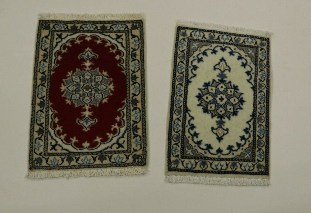 Persian Rug Nain 60 x 40 cm Wool Hand-knotted