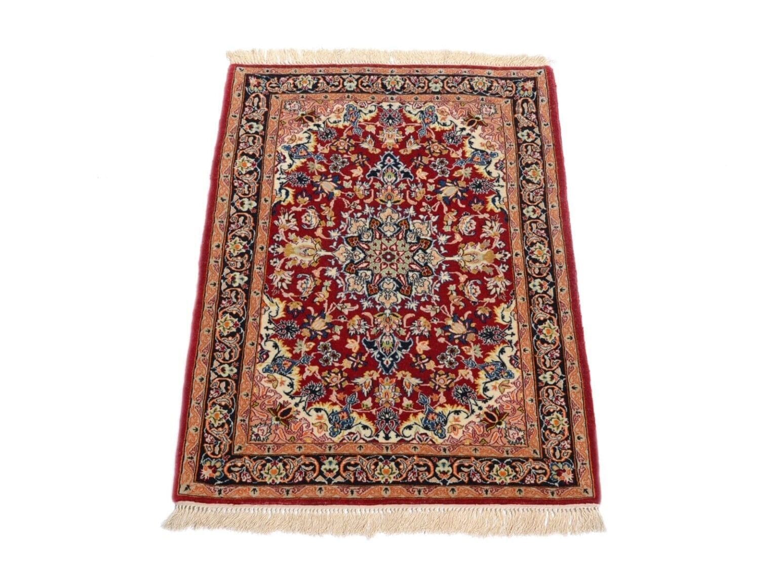 Persian Rug Isfahan 99 x 71 cm Wool Hand-knotted