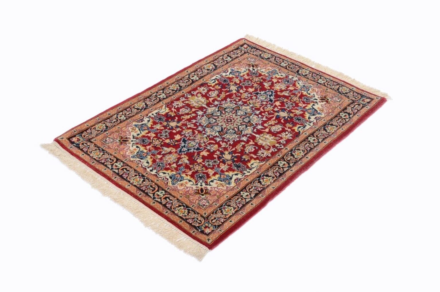 Persian Rug Isfahan 99 x 71 cm Wool Hand-knotted