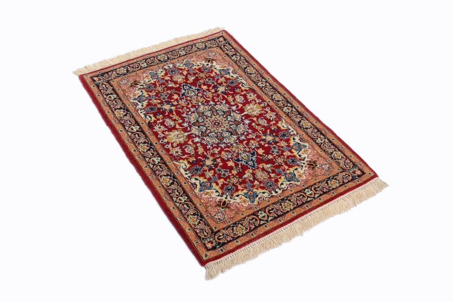 Persian Rug Isfahan 99 x 71 cm Wool Hand-knotted