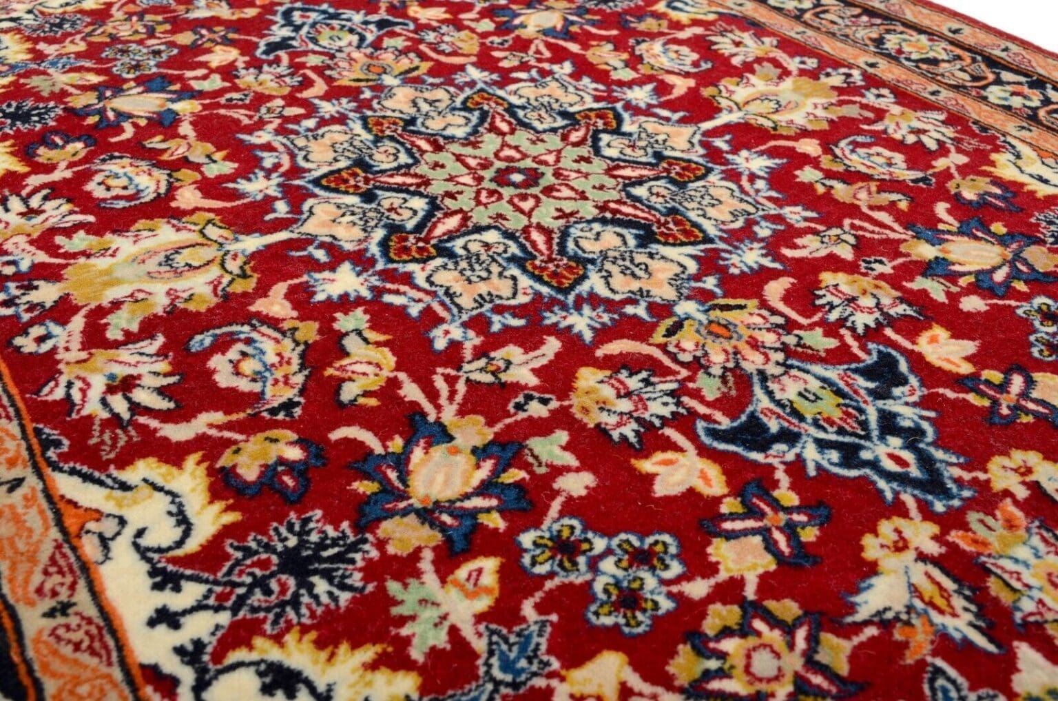Persian Rug Isfahan 99 x 71 cm Wool Hand-knotted