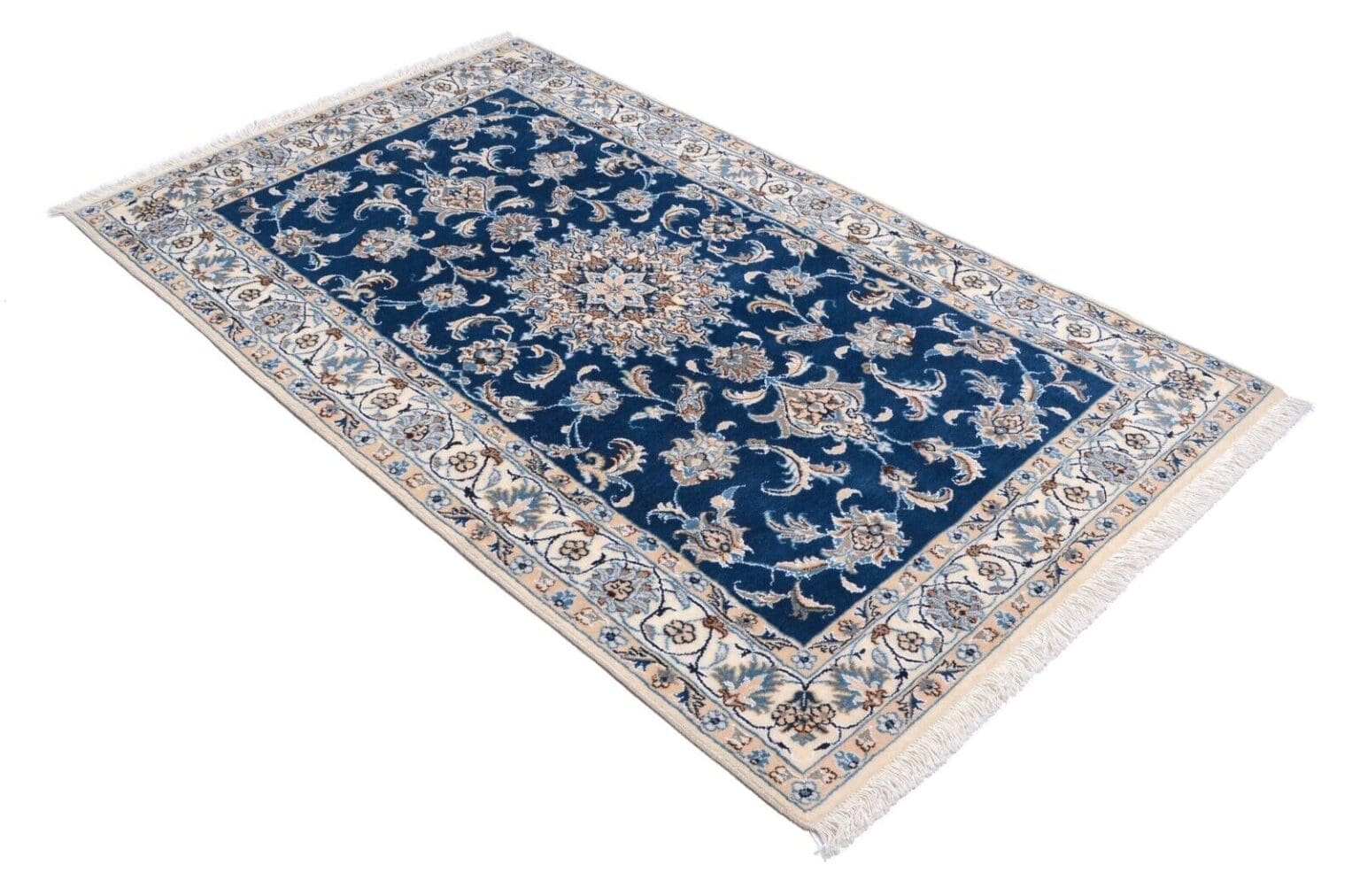 Persian Rug Nain 197 x 117 cm Wool Hand-knotted