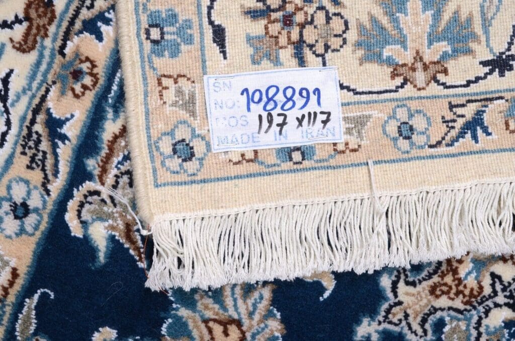 Persian Rug Nain 197 x 117 cm Wool Hand-knotted