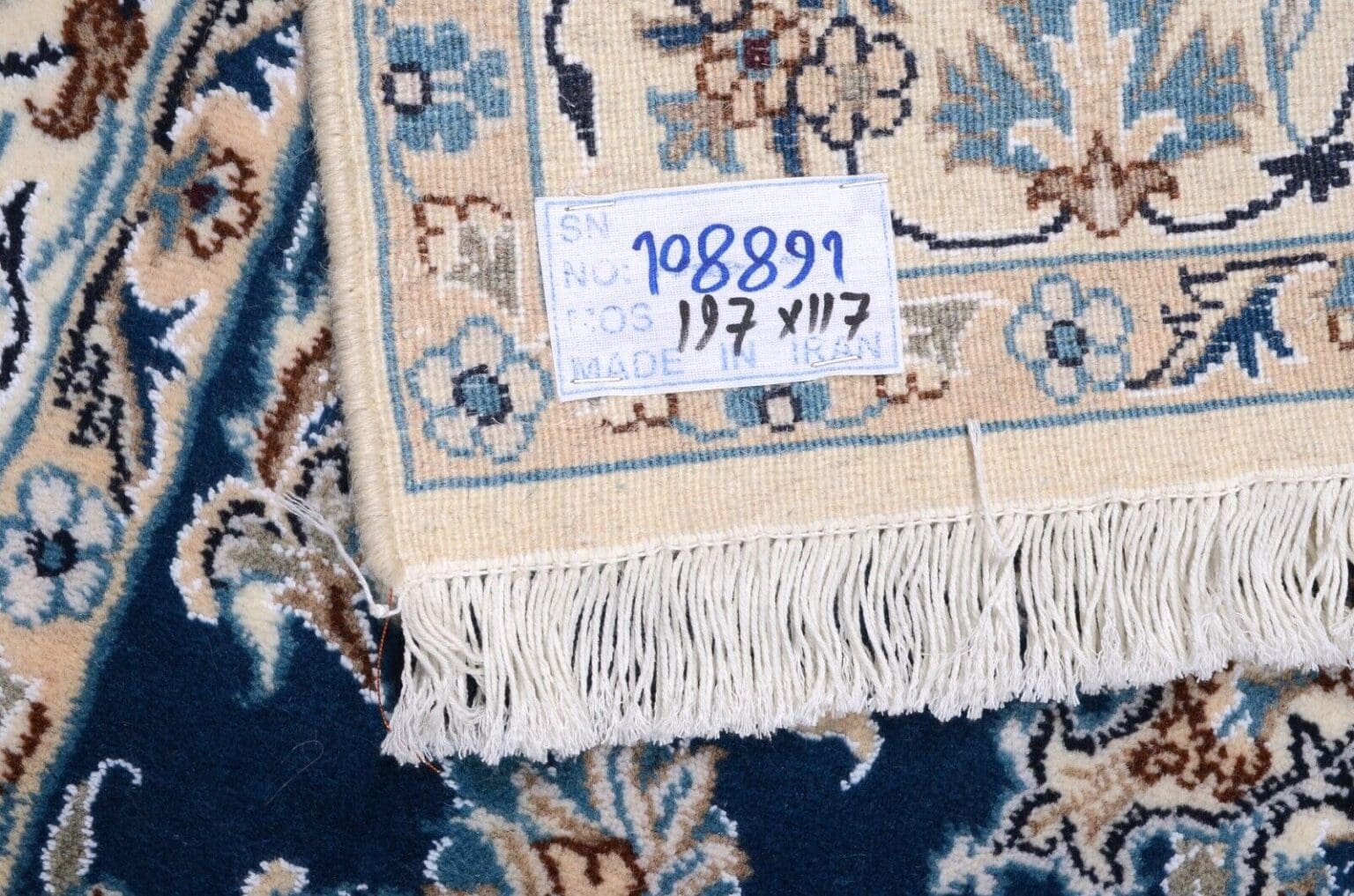 Persian Rug Nain 197 x 117 cm Wool Hand-knotted