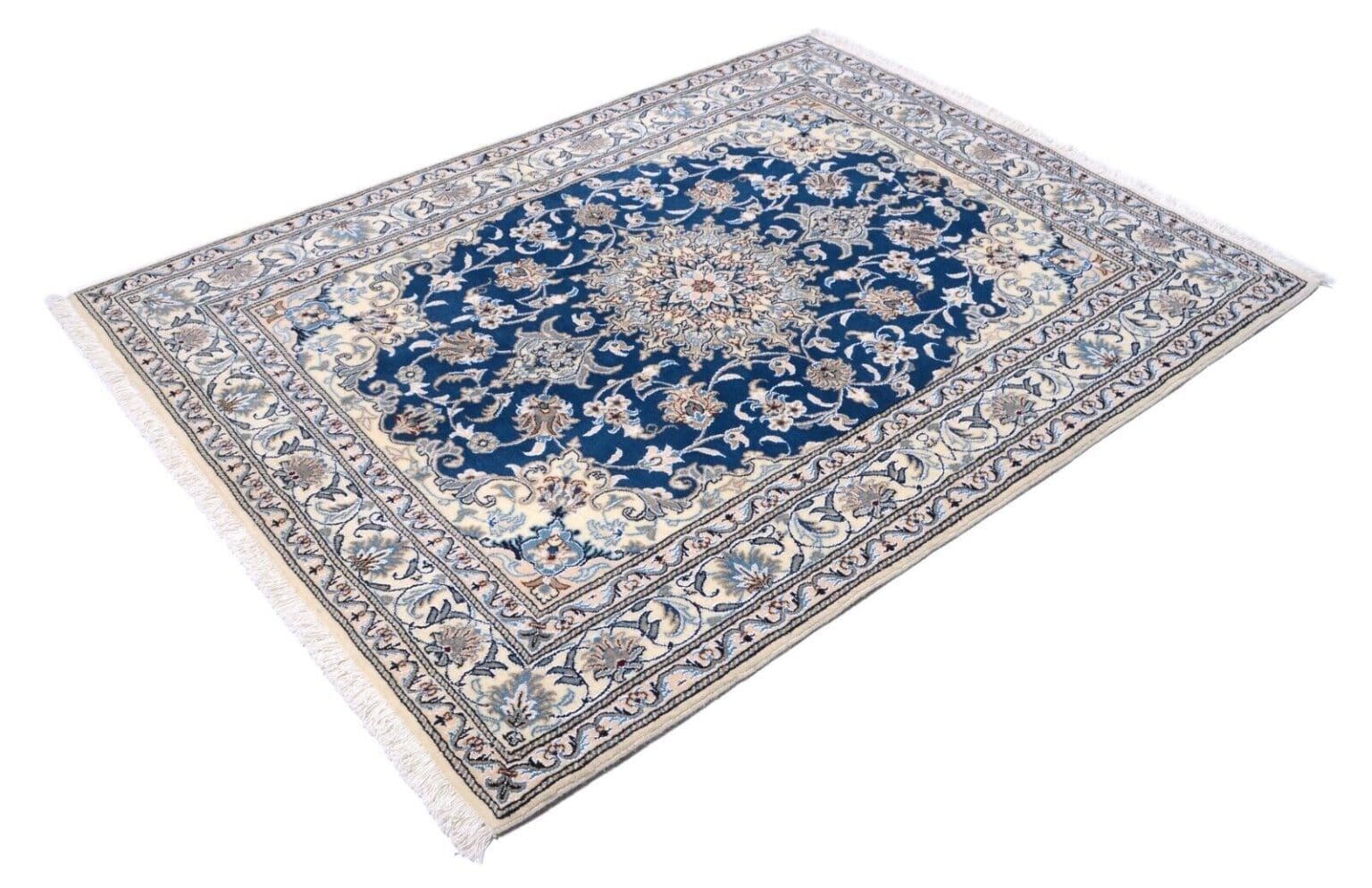 Persian Rug Nain 197 x 147 cm Wool Hand-knotted