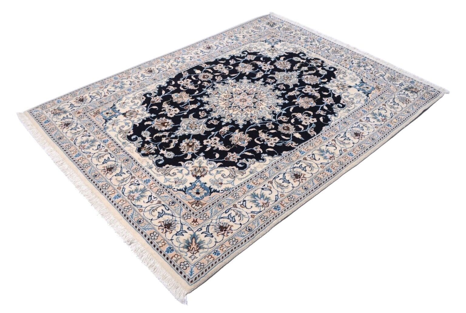 Persian Rug Nain 200 x 150 cm Wool Hand-knotted