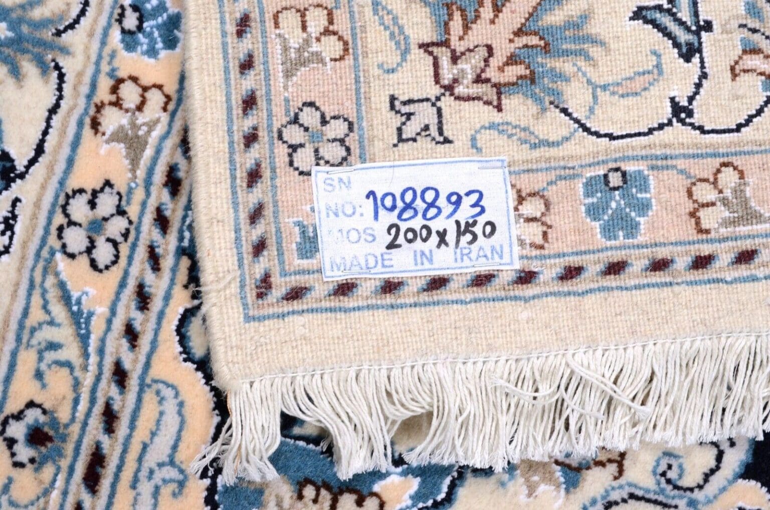Persian Rug Nain 200 x 150 cm Wool Hand-knotted