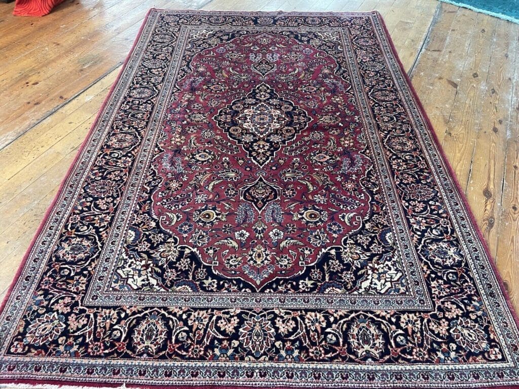 Persian Rug Kashan 210x140 cm Wool Hand-knotted