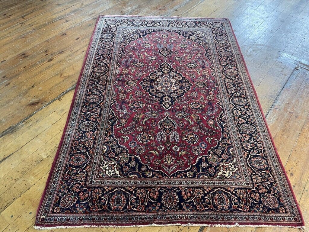 Persian Rug Kashan 210x140 cm Wool Hand-knotted