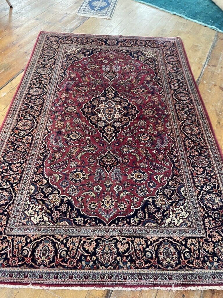 Persian Rug Kashan 210x140 cm Wool Hand-knotted