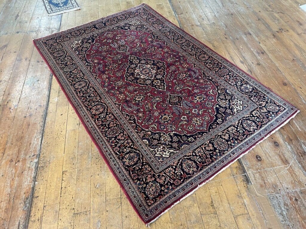 Persian Rug Kashan 210x140 cm Wool Hand-knotted