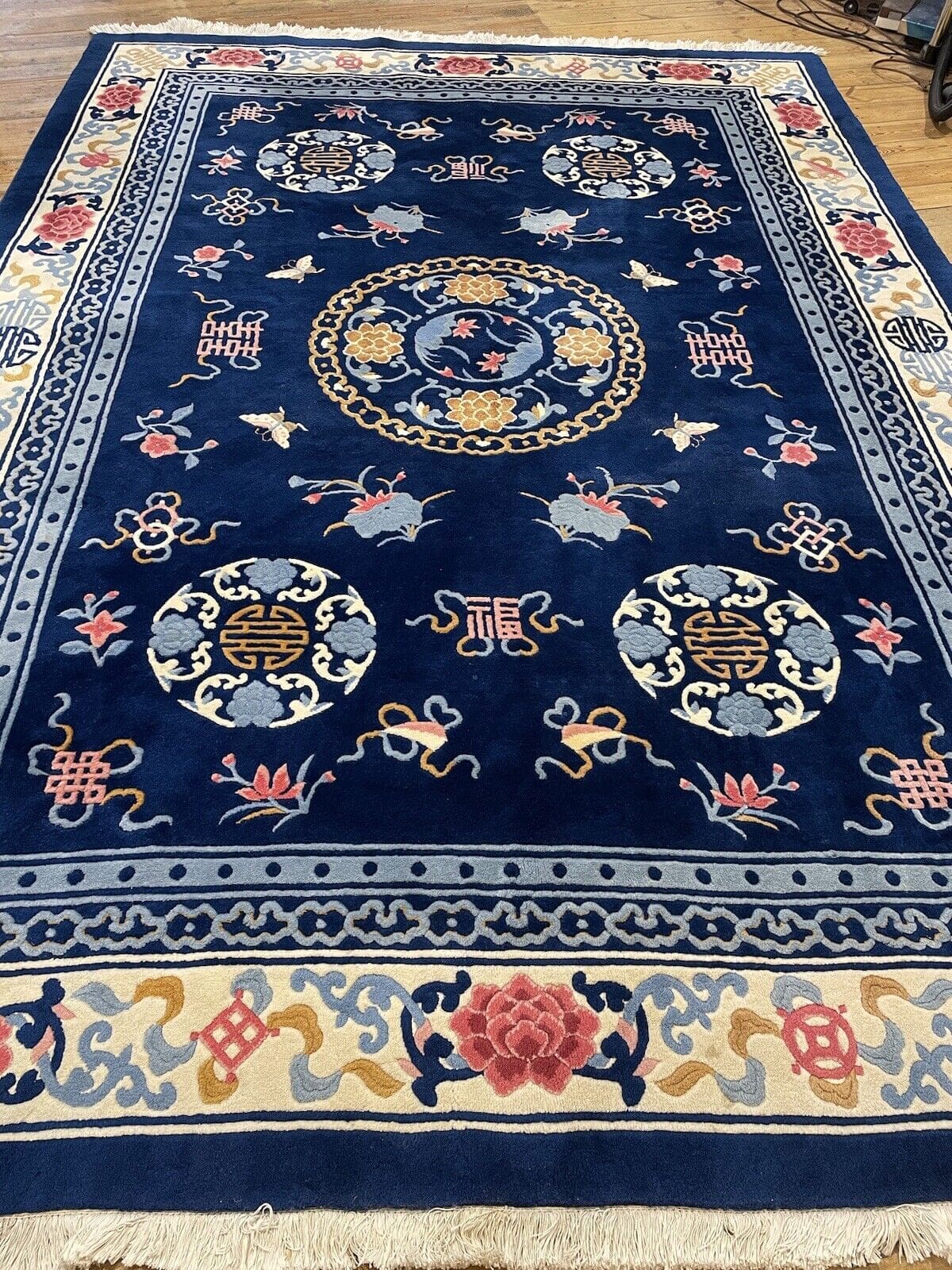 exquisiter-peking-antik-liebhaber-stuck-teppich-250x350-cm-seltenes-1 Oriental Rug Peking 250 x 350 cm Wool Hand-knotted