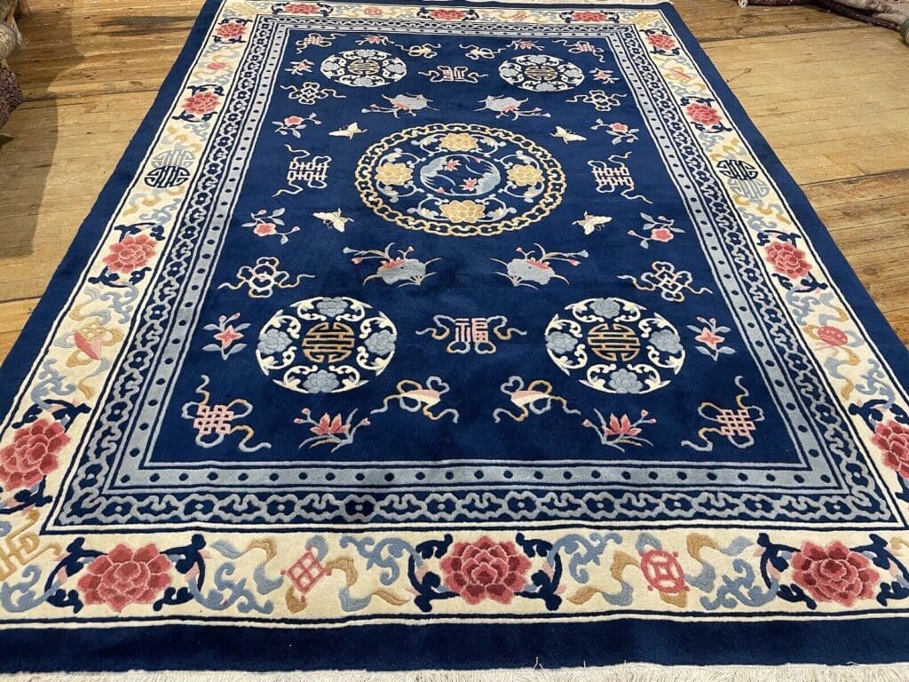 exquisiter-peking-antik-liebhaber-stuck-teppich-250x350-cm-seltenes-6 Oriental Rug Peking 250 x 350 cm Wool Hand-knotted