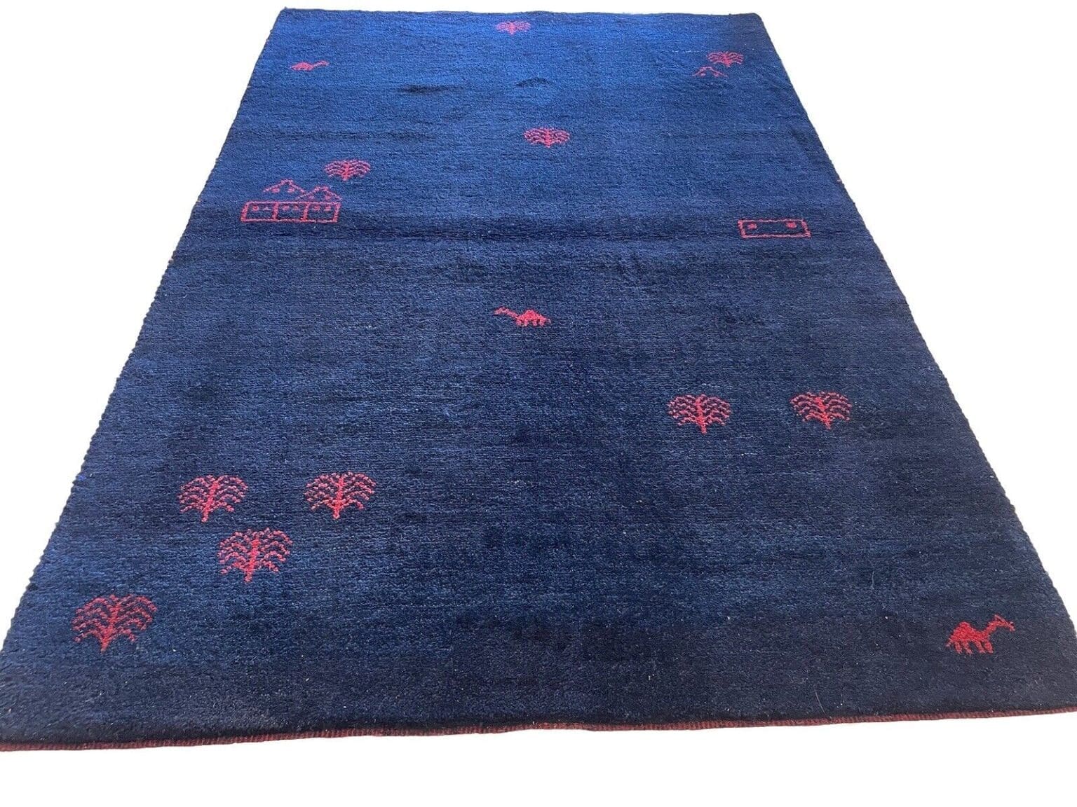 perserteppich-180x120-cm-handgesponnene-schurwolle-in-naturfarbe-blau-1-2 Persian Rug 180x120 cm Wool Hand-knotted