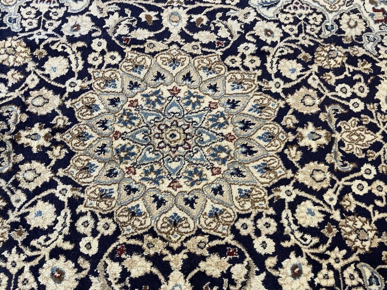 Persian Rug Nain 200x120 cm Wool Hand-knotted