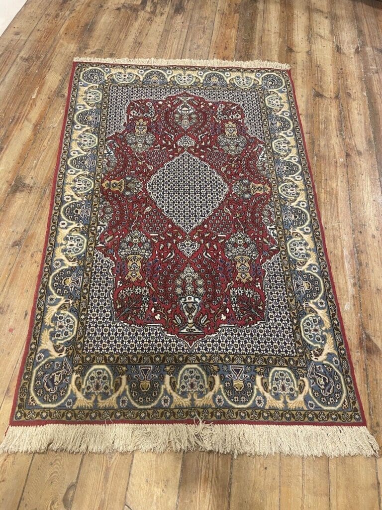 hochwertiger-ghom-perserteppich-grobe-155x105-cm-florhohe-10-12-mm-1-1 Persian Rug Qom 155 x 105 cm Wool Hand-knotted