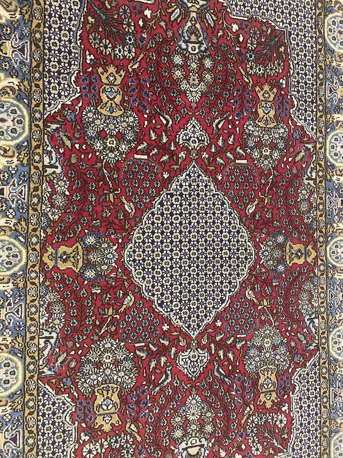hochwertiger-ghom-perserteppich-grobe-155x105-cm-florhohe-10-12-mm-1-7 Persian Rug Qom 155 x 105 cm Wool Hand-knotted