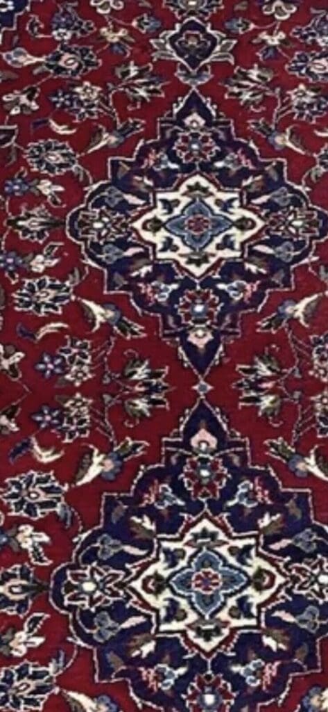 Persian Rug Kashan 200 x 90 cm Wool Hand-knotted