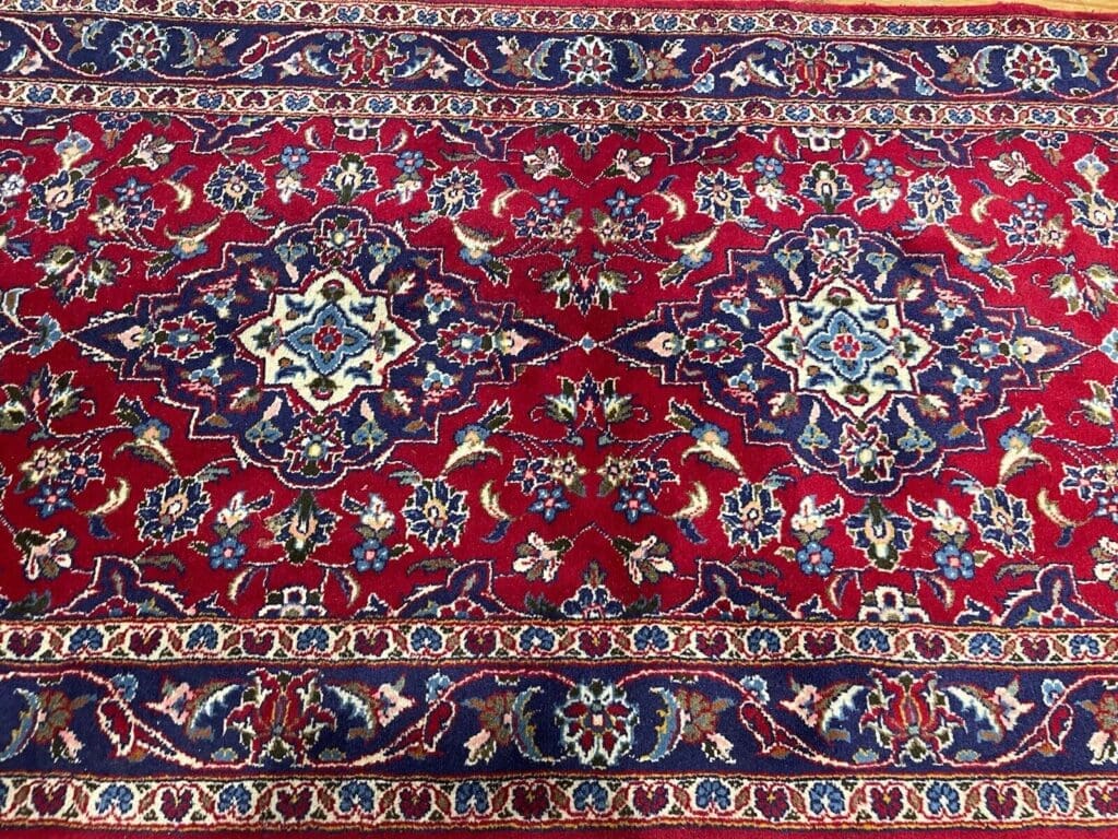 Persian Rug Kashan 200 x 90 cm Wool Hand-knotted