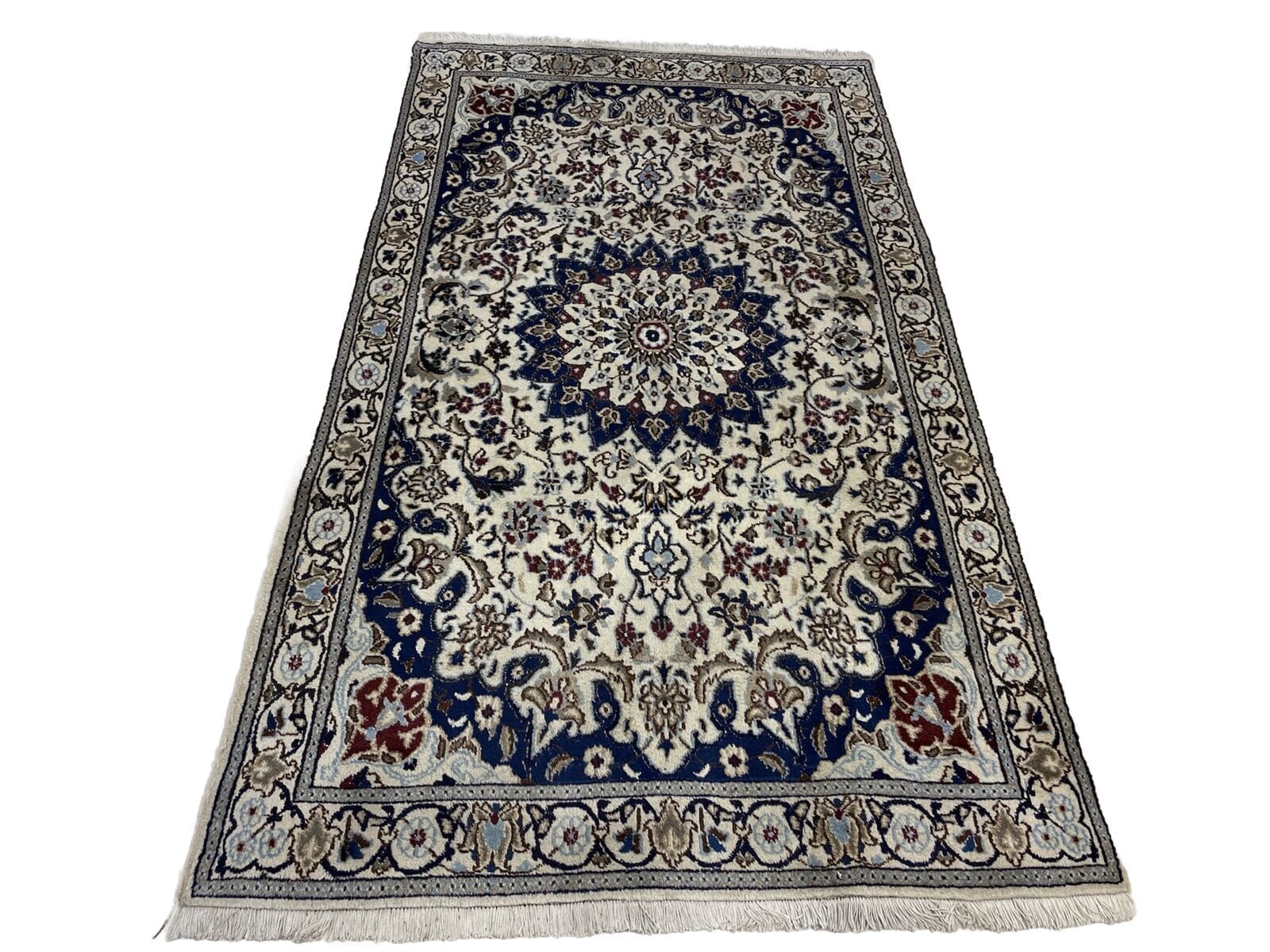Persian Rug Nain 200x115 cm Wool Hand-knotted