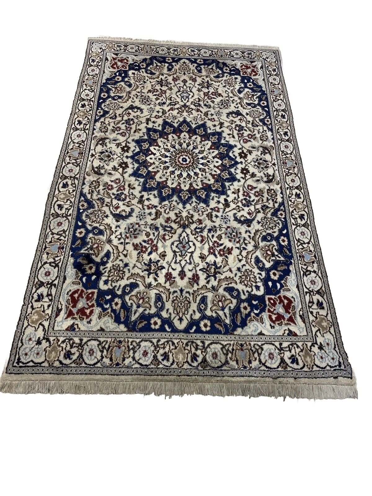 Persian Rug Nain 200x115 cm Wool Hand-knotted