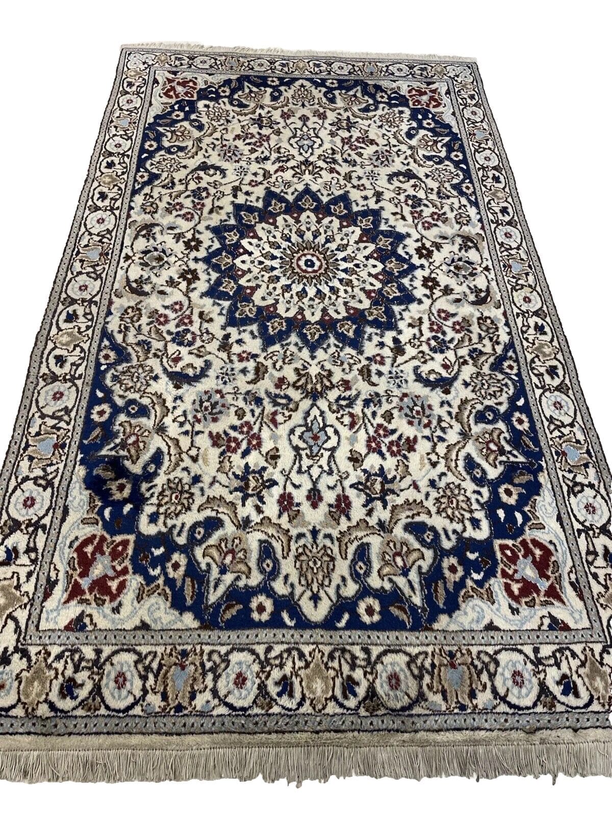 Persian Rug Nain 200x115 cm Wool Hand-knotted